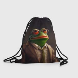Рюкзак-мешок 3D Лягушка Пепе в костюме