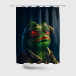 Штора 3D для ванной Pepe  frog