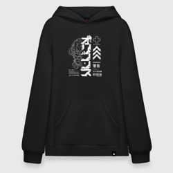 Худи SuperOversize хлопок Кибер арт