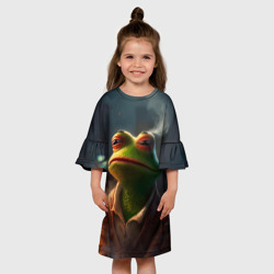 Детское платье 3D Frog  Pepe - фото 2