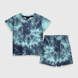 Детский костюм с шортами 3D Tie-Dye дизайн