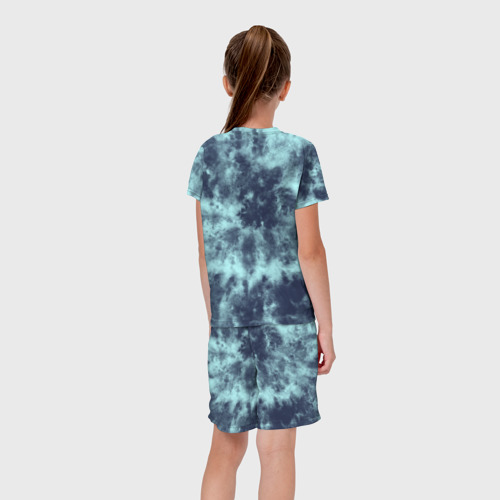 Детский костюм с шортами 3D Tie-Dye дизайн, цвет 3D печать - фото 6