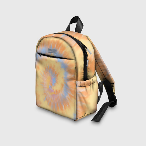 Детский рюкзак 3D с принтом Tie-Dye дизайн, вид сбоку #3