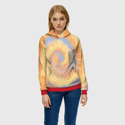 Женская толстовка 3D Tie-Dye дизайн - фото 2