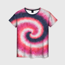 Женская футболка 3D Tie-Dye дизайн