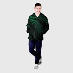 Мужская куртка 3D Dark green texture - фото 2