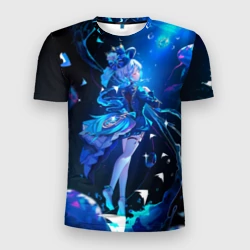 Мужская футболка 3D Slim Фурина Геншин Импакт