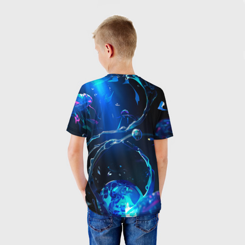Детская футболка 3D Фурина Геншин Импакт, цвет 3D печать - фото 4