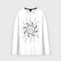 Мужской лонгслив oversize хлопок Baroque Sun