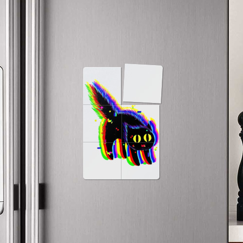 Магнитный плакат 2Х3 Глюк кот шипящий - Technical Glitch - фото 4