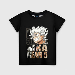 Детская футболка 3D Luffy Gear 5 Луффи