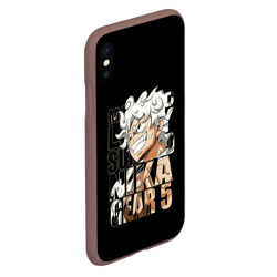 Чехол для iPhone XS Max матовый Luffy Gear 5 Луффи - фото 2