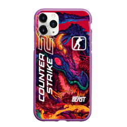 Чехол для iPhone 11 Pro Max матовый CS 2 Hyper beast