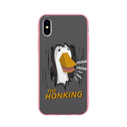 Чехол для iPhone X матовый The honking