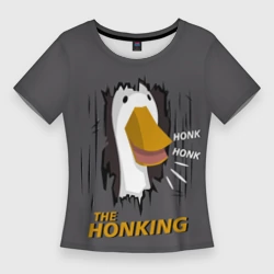 Женская футболка 3D Slim The honking