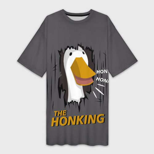 Платье-футболка 3D The honking, цвет 3D печать