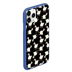 Чехол для iPhone 11 Pro Max матовый Паттерн с гусями - фото 2