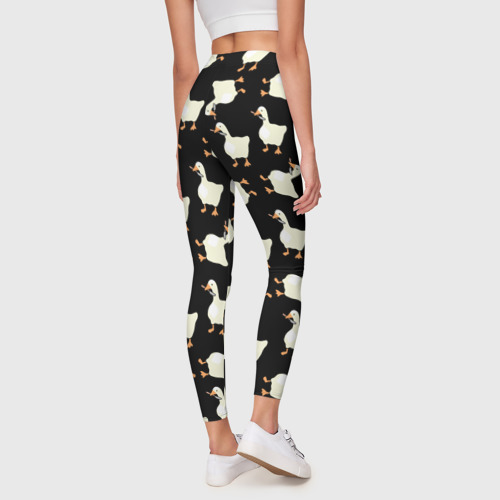 Леггинсы 3D Паттерн с гусями - фото 4