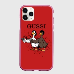 Чехол для iPhone 11 Pro матовый Гусси из криминального чтиво