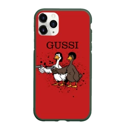 Чехол для iPhone 11 Pro Max матовый Гусси из криминального чтиво