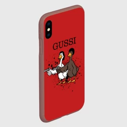 Чехол для iPhone XS Max матовый Гусси из криминального чтиво - фото 2
