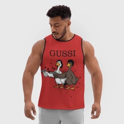 Мужская спортивная майка 3D Гусси из криминального чтиво - фото 2