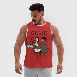 Мужская спортивная майка 3D Гусси из криминального чтиво - фото 2