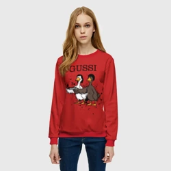 Женский свитшот 3D Гусси из криминального чтиво - фото 2