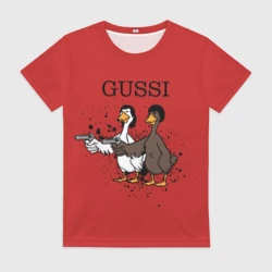 Женская футболка 3D Гусси из криминального чтиво