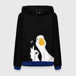 Женская толстовка 3D Ок гусь