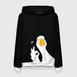 Женская толстовка 3D Ок гусь