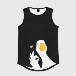 Мужская спортивная майка 3D Ок гусь