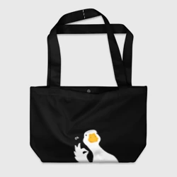Пляжная сумка 3D Ок гусь