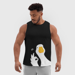 Мужская спортивная майка 3D Ок гусь - фото 2