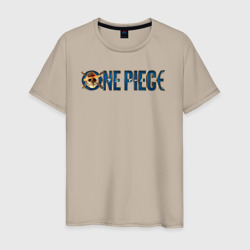 Мужская футболка хлопок One piece Netflix logo