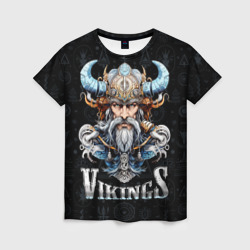 Женская футболка 3D Vikings of Scandinavia