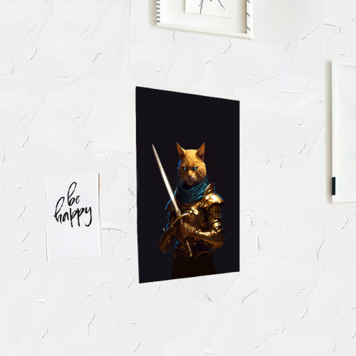 Постер Рыцарский кот - фото 3