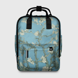 Цветущие ветки миндаля - картина ван Гога – Женский рюкзак 3D с принтом купить