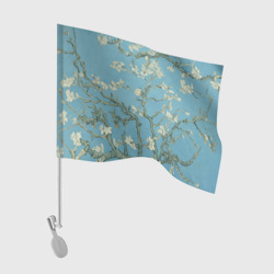 Флаг для автомобиля Цветущие ветки миндаля - картина ван Гога