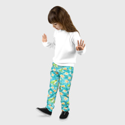 Детские брюки 3D Кувшинки и лягушки  - фото 2