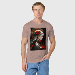 Мужская футболка хлопок Blood Flower - фото 2