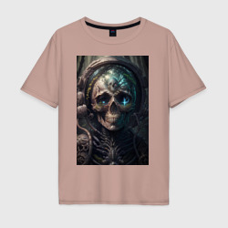 Мужская футболка хлопок Oversize Dark-skelet