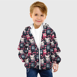 Детская куртка 3D Котики цветочки милота - фото 2