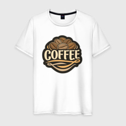 Coffee drink – Футболка из хлопка с принтом купить со скидкой в -20%