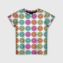 Детская футболка 3D Smiley face