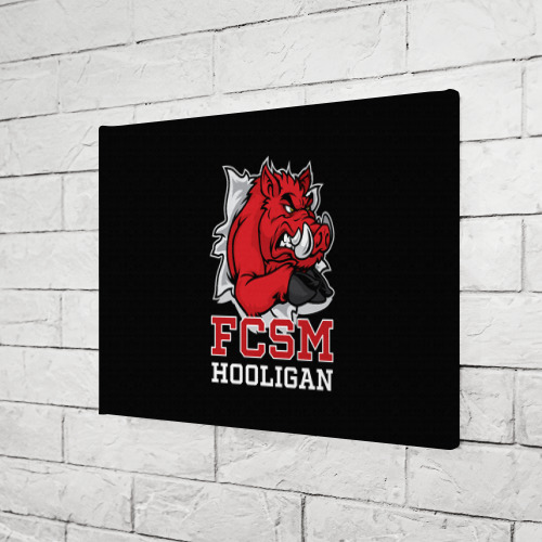 Холст прямоугольный FCSM hooligan, цвет 3D печать - фото 3