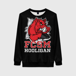 Женский свитшот 3D FCSM hooligan