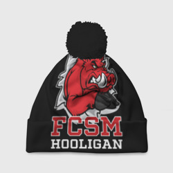 Шапка 3D c помпоном FCSM hooligan