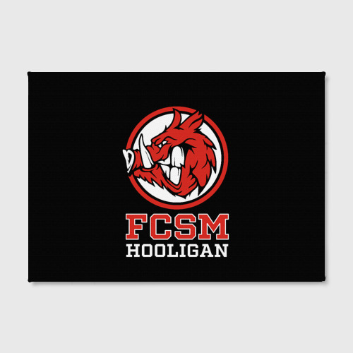 Холст прямоугольный FCSM хулиган, цвет 3D печать - фото 2