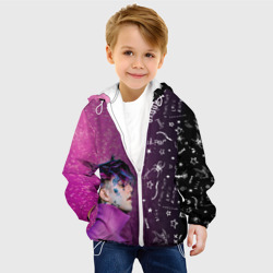 Детская куртка 3D Лил Пип тату фиолетовый - фото 2